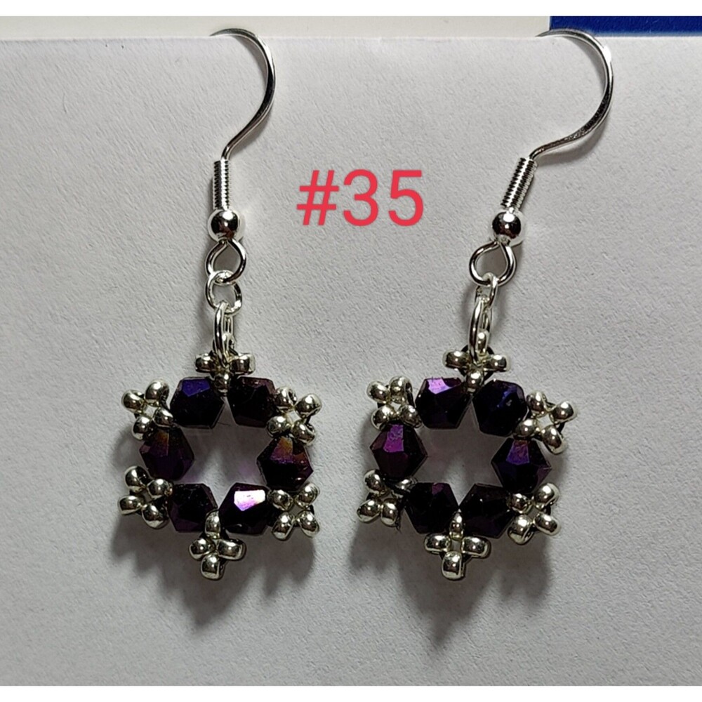 Snowflake Star Earrings